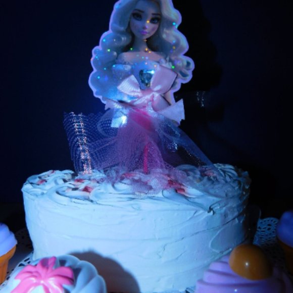 princess cuty , belle princess, cake topper , birthday funny party - Picture 4 of 4